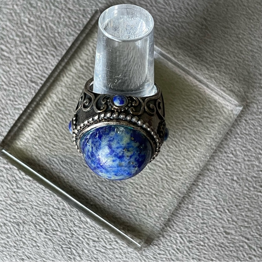 Sterling Silver Lapis Ring